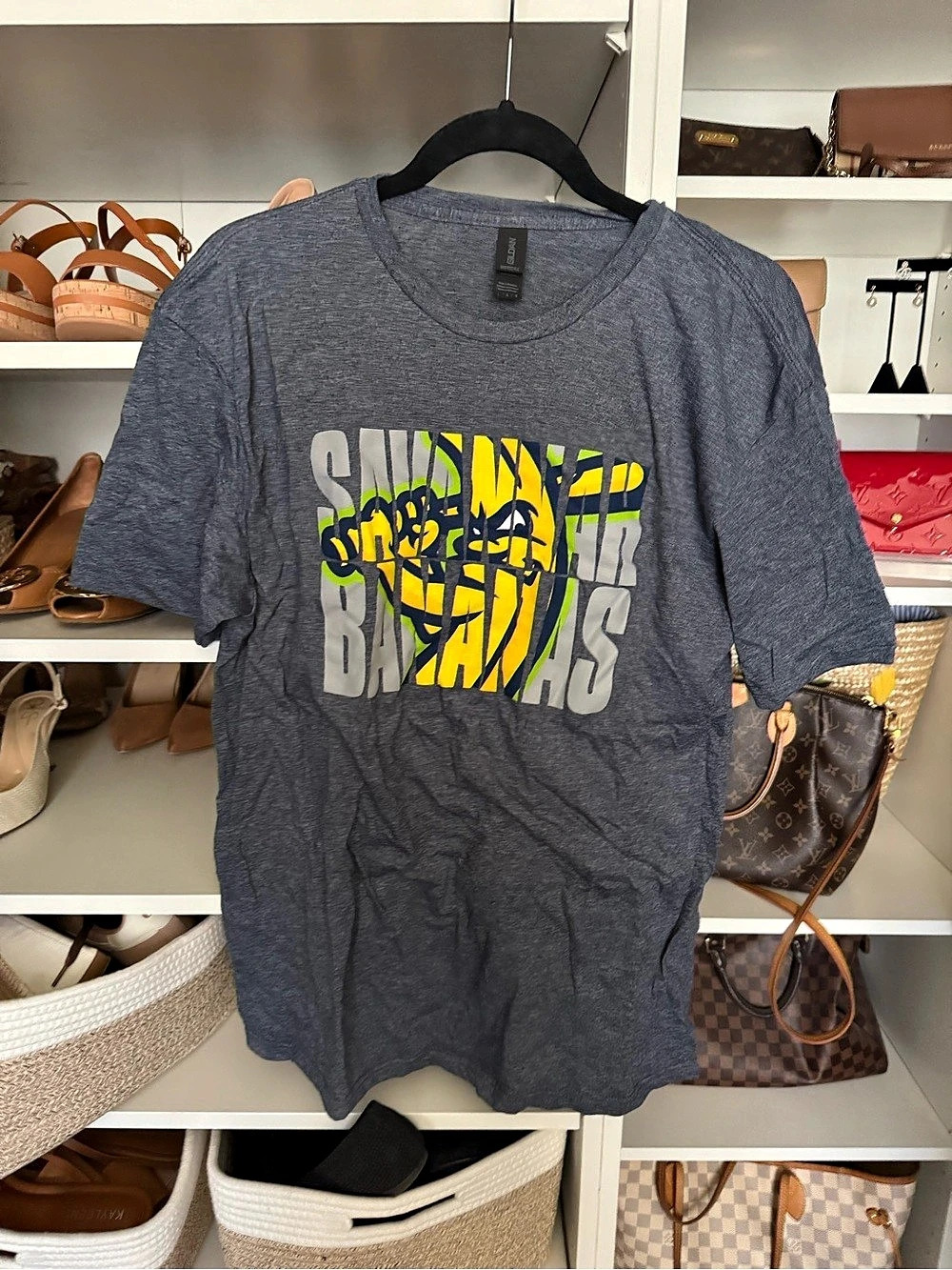 Savannah Bananas Short Sleeve Primary Logo Tee - Gray